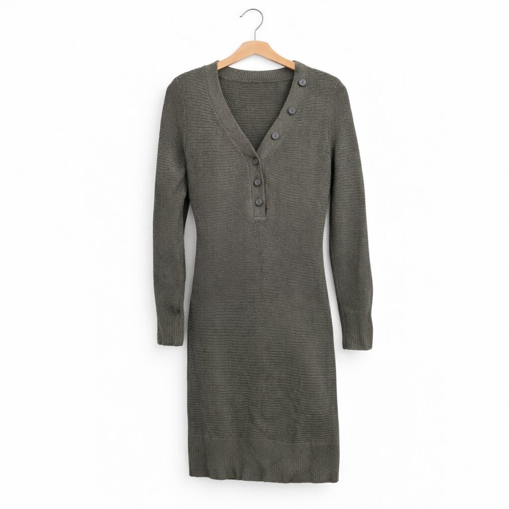 YES LOLA | NWT | Sage Green Ribbed Sweater Dress - Women's XS